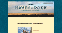 Desktop Screenshot of havenontherock.org